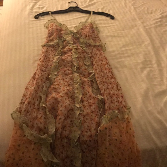 Rebecca Taylor Floral Lucia Silk Midi Dress - Picture 5 of 6